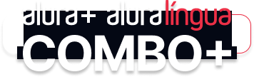 O combo + é a junção dp alura+ e o alura lingua